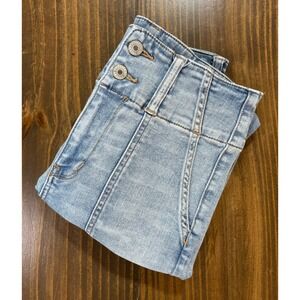 AMERICAN EAGLE Super Hi Rise Jegging Womens 8 Short Light Wash Stretch Jeans